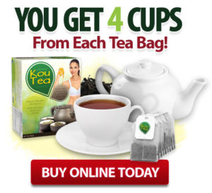 KouTea™ - You get 4 cups from each tea bag!