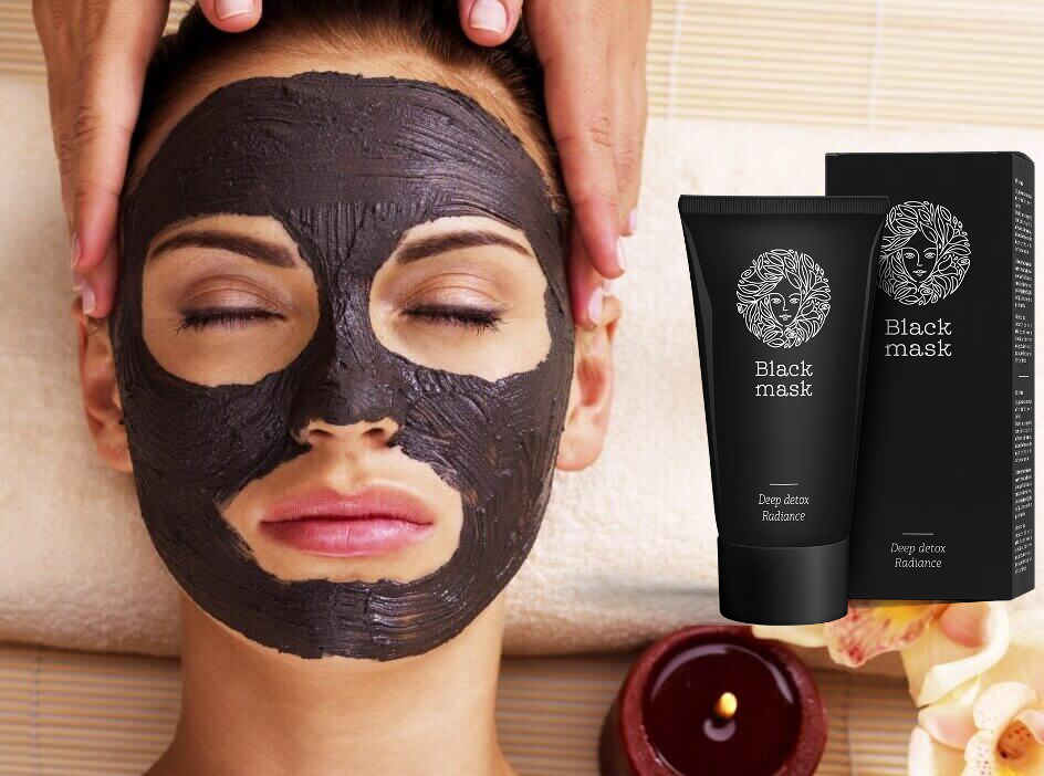Using the anti-acne mask - Black Mask